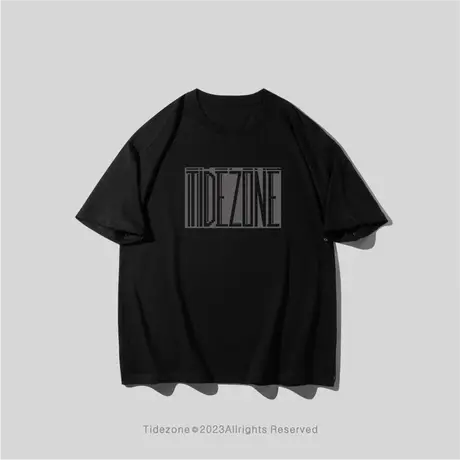 Ohlyah潮牌美式镂空字母短袖t恤男宽松高街设计感夏季半袖情侣ins图片