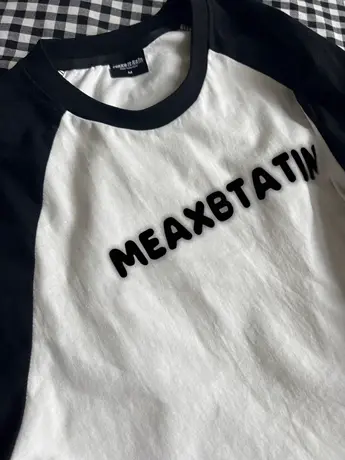 秋季插肩袖撞色情侣装长袖t恤女设计感小众宽松高品质打底衫上衣商品大图