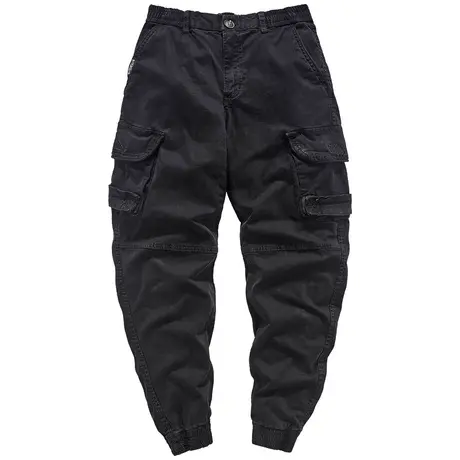 VIP工装裤男潮牌宽松多口袋伞兵裤运动束脚裤韩版潮流小脚休闲裤商品大图