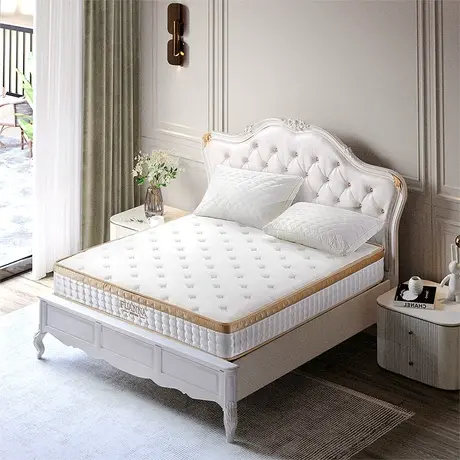 富安娜床垫席梦思静音独袋弹簧床垫十大名牌家用天然乳胶防螨床垫商品大图