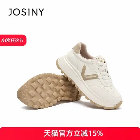卓诗尼2025秋季新款轻便厚底防滑耐磨阿甘运动鞋女爆款休闲鞋韩版商品大图