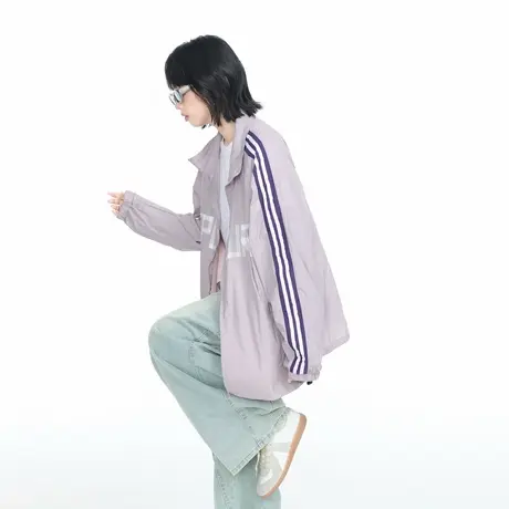2025夏季新款防晒衣女透气休闲立领拉链外套防紫外线户外上衣外套图片