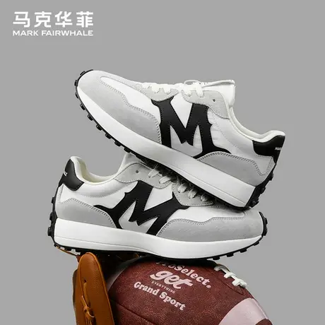 马克华菲阿甘鞋男2025夏季新款透气运动鞋跑步鞋厚底百搭休闲男鞋商品大图