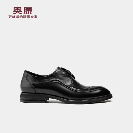 奥康 男鞋2025秋季新款乐福鞋男士一脚蹬套脚皮鞋门店发货商品大图