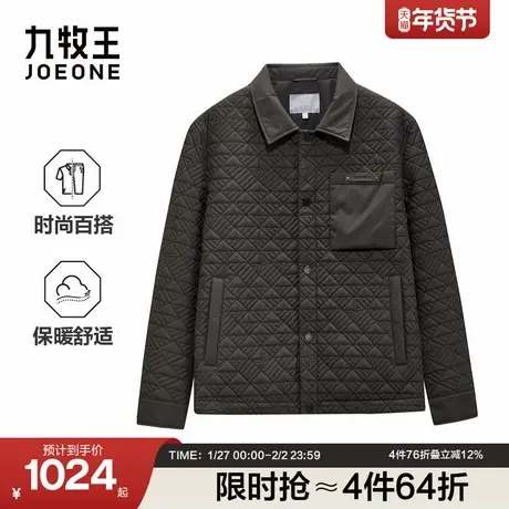 九牧王男装2025冬季新款保暖舒适商务休闲男款棉服商品大图