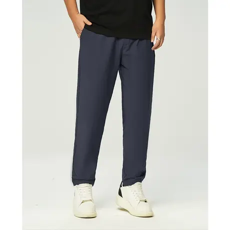 黑劲大码男装秋季新款宽松小脚裤男士裤子加肥加大休闲裤胖子长裤图片