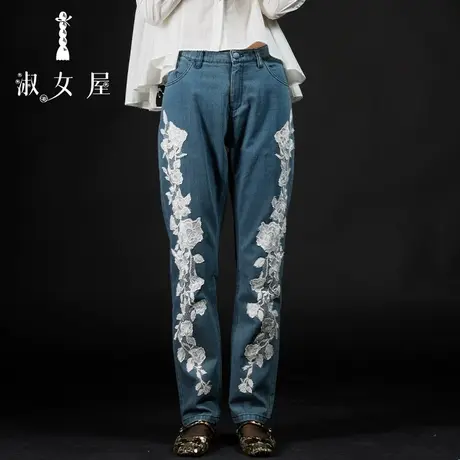 淑女屋男朋友的衬衣花园男裤图片