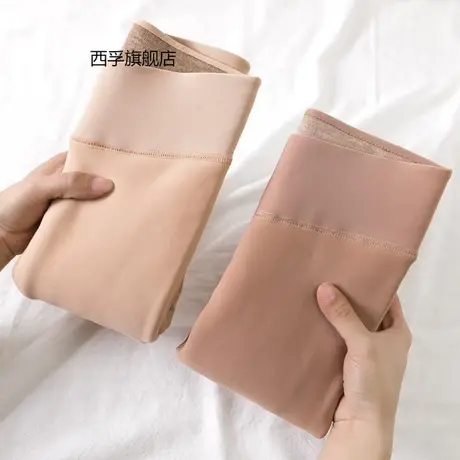 女深肤色连裤袜微压力光腿打底裤加绒加厚冬肉色肤色自然打底袜图片