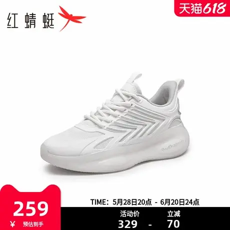 商场专柜同款红蜻蜓老爹鞋2025秋季新款厚底透气慢跑鞋轻便跑步鞋商品大图