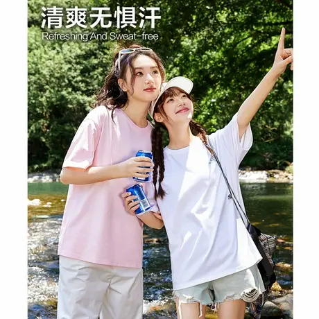 唐狮速干T恤丨夏季新款短袖t恤女户外运动速干衣百搭宽松上衣商品大图