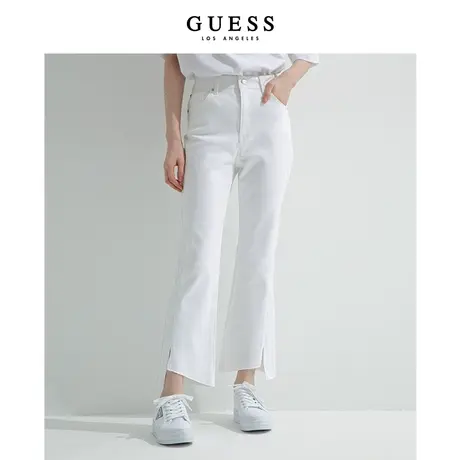 【38上新季】【秀智同款】GUESS微喇极简舒适通勤牛仔裤YM5D4097K图片