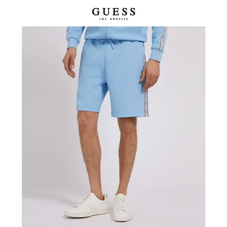 【38上新季】GUESS 男士ins潮港风休闲五分裤商品大图