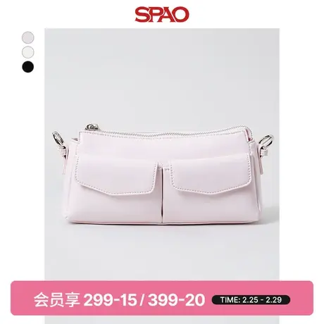 SPAO韩国同款2024年春季新款女士时尚潮通勤单肩包SPAKE24A52图片