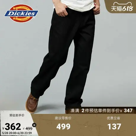 Dickies宽松廓形休闲春夏牛仔丹宁工装长裤 男女情侣cleanfit风图片