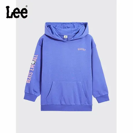 Lee女童春秋季连帽卫衣2024新款女孩时尚上衣洋气儿童装衣服春装图片