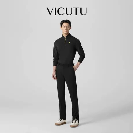 VICUTU/威可多男士休闲裤秋季新款舒适亲肤裤子商务休闲百搭长裤图片