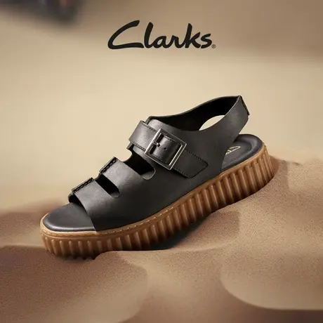 Clarks其乐街头系列饼干鞋女鞋凉鞋女厚底罗马沙滩凉鞋女商品大图