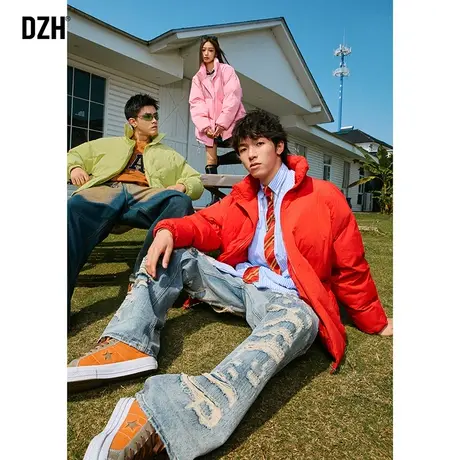 男士多巴胺穿搭外套男冬棉服男款情侣装冬装2024新款冬季棉衣棉袄商品大图