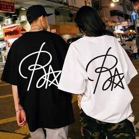 Nuthink欧美潮流小众设计短袖T恤男潮牌ins宽松大码情侣半袖夏季商品大图