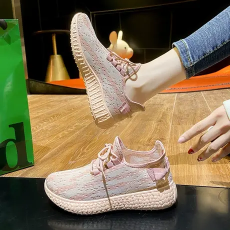 运动鞋女春秋新款夏款百搭ins潮椰子老爹鞋休闲跑步2024年网鞋春图片