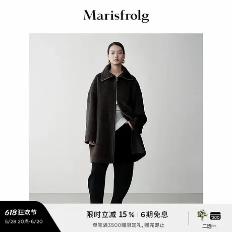 【艺术时装大衣】Marisfrolg玛丝菲尔冬大翻领大衣外套图片