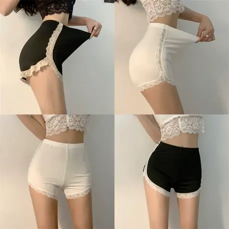 冰丝安全裤女防走光夏季薄款不卷边无痕打底裤内裤二合一保险短裤图片