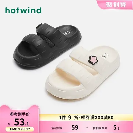 热风2024年夏季新款女士时尚拖鞋图片