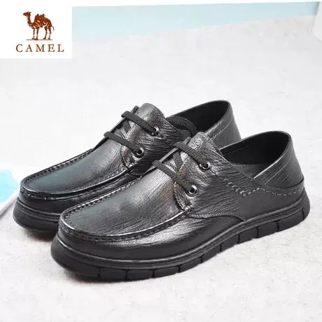Camel/骆驼男鞋春季新品牛皮时尚商务休闲舒适透气皮鞋A201155869商品大图