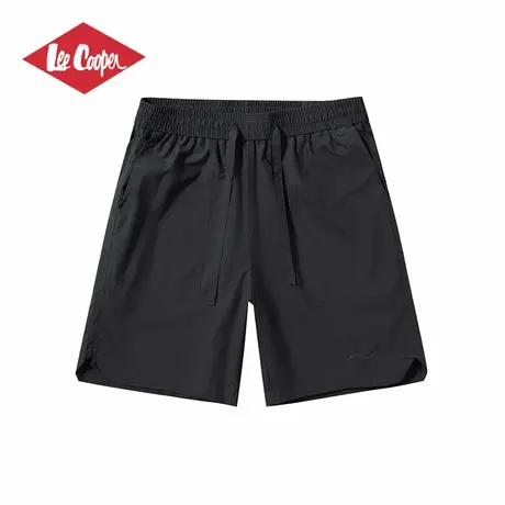 Lee Cooper/李库珀 百搭黑色短裤男士2025夏季透气宽松舒适休闲裤图片