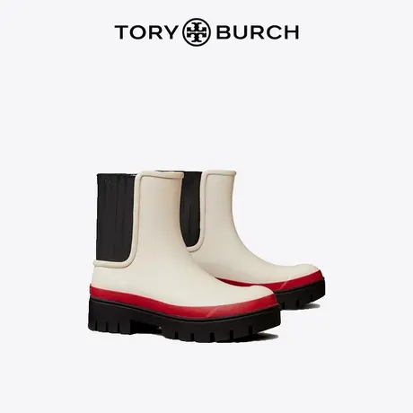 TORY BURCH 汤丽柏琦 撞色短筒雨靴 83856图片