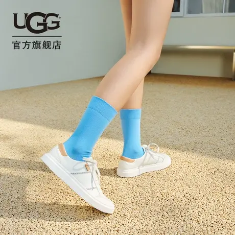 UGG秋季女士舒适系带圆头运动小白鞋板鞋时尚休闲鞋 1130775图片