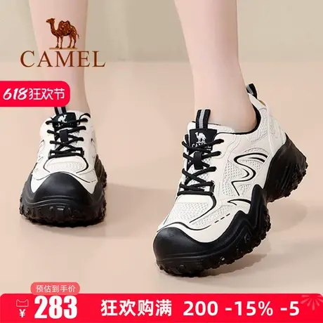Camel/骆驼女鞋2025春季新款丑萌鞋户外运动休闲鞋徒步爬山登山鞋商品大图