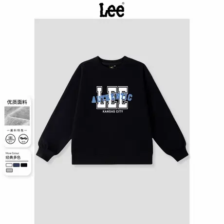 Lee童装2025新款男童卫衣秋季薄款上衣青少年长袖儿童秋装套头衫图片