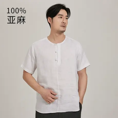 萨法瑞812断码99元/件短袖t恤男圆领中国风复古上衣男士薄款夏季图片