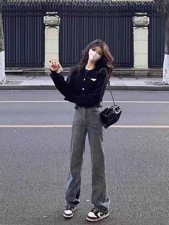 针织毛衣外套女2023爆款秋季小众设计感气质高级感短款开衫上衣服商品大图