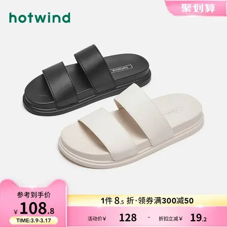热风2024年夏季新款女士时尚拖鞋图片