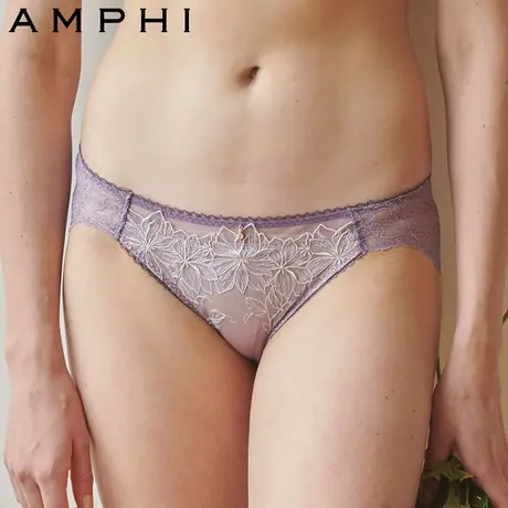 amphi华歌尔旗下日系少女蕾丝中低腰三角内裤AP3501图片