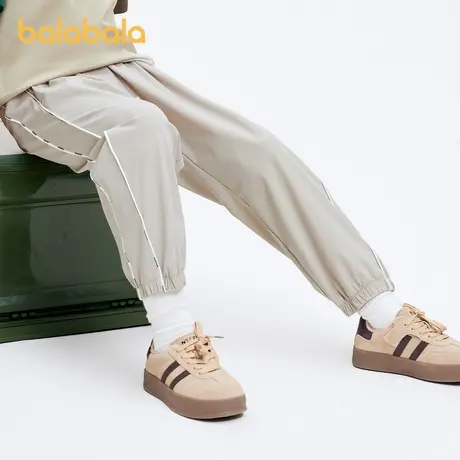 巴拉巴拉童装男童慢跑裤儿童裤子夏装中大童休闲长裤时尚运动弹力商品大图