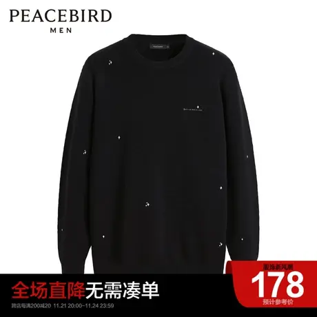 太平鸟男装  金线刺绣 毛衫商品大图