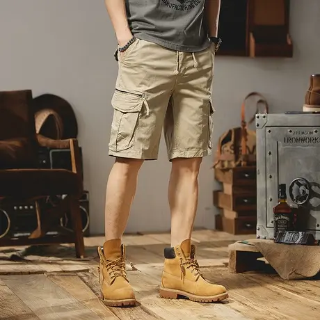 Modi Nick/摩帝尼克美式五分裤休闲工装裤中裤夏季薄款宽松五分裤商品大图