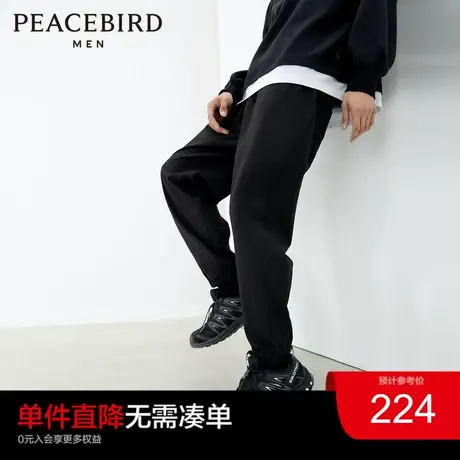 太平鸟男装 新款冲锋裤男户外机能束脚休闲裤宽松潮流运动裤长裤图片