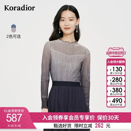 珂莱蒂尔别致设计感新款衬衫女气质小众衬衣宽松显瘦时尚百搭上衣图片