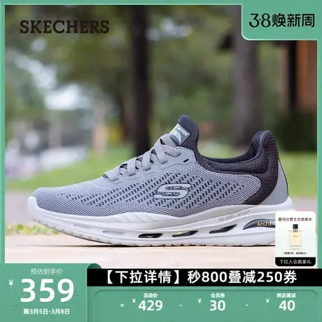 Skechers斯凯奇新款男士厚底缓震运动鞋一脚蹬户外通勤鞋休闲鞋商品大图