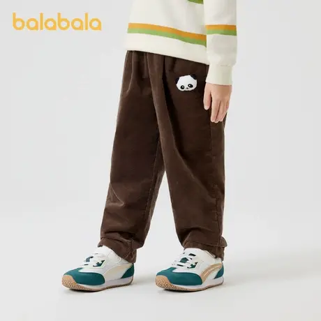巴拉巴拉儿童裤子男童女童长裤小童宝宝休闲裤2024秋装新款童装潮商品大图
