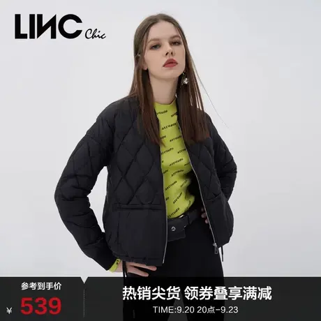 LINCCHIC金羽杰羽绒服女简约轻薄短款羽绒服女冬季外套Y22801363Y图片