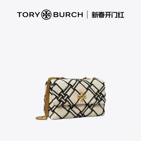 【12期免息】TORY BURCH 汤丽柏琦 KIRA小号编织撞色单肩包151267商品大图