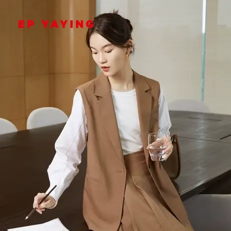 EP YAYING雅莹女装 小众设计感假两件西装外套 商场同款1106A图片