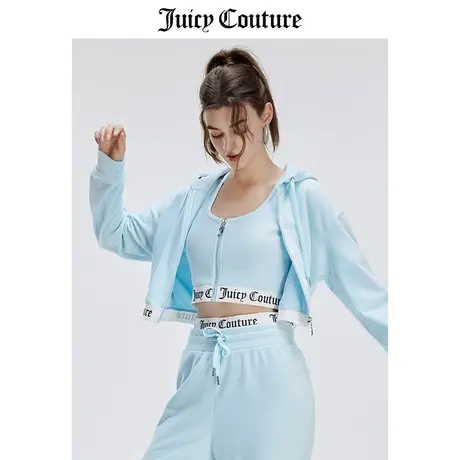 Juicy Couture橘滋春夏新款背心美式内搭辣妹风天鹅绒丝绒上衣女图片
