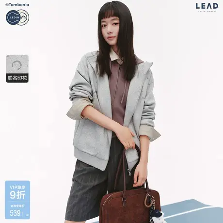 【tombonia联名】乐町商场同款毛圈卫衣加厚满印外套女C2BBF3323商品大图