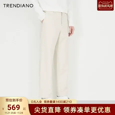 TRENDIANO官方2023新款春季男士裤子长裤休闲裤商品大图